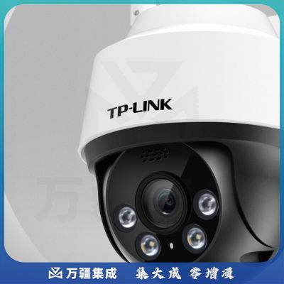 TP-LINK300万超清日夜全彩户外防水云台球机 网络wifi手机远程 TL-IPC632-A4 128G视频监控专用卡