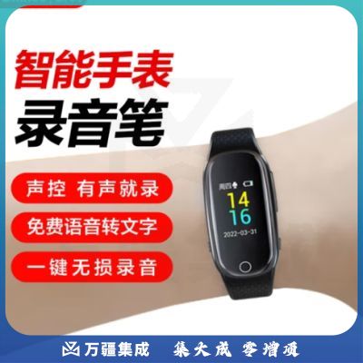 新科（Shinco）录音笔V-28 8G专业录音手环 高清彩屏录音器 智能声控录音手表 运动计步录音设备