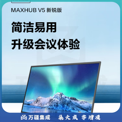 MAXHUB会议平板 V5新锐版 会议平板电视 触摸会议一体机 智能电子投影白板 新锐版EC65CA 65英寸触控 安卓9.0