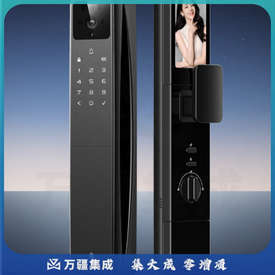 德施曼（DESMAN）智能门锁指纹锁密码锁 3D人脸识别 可视猫眼大屏 Q50FMax哨兵版