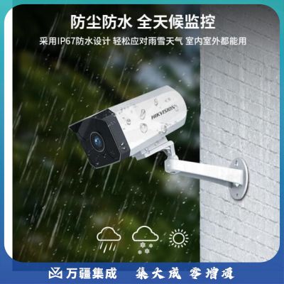 海康威视 DS-IPC-B12H2-I 摄像头室外夜视高清200万 网络监控器录音频摄像头户外厂区商铺
