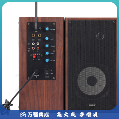 视音微云  ZY-9900GT  2.4G多媒体有源音箱(配套2.4G话筒、PPT翻页)