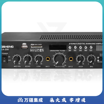 菱声（LINGSHENG） 家庭影院专业蓝牙功放机KTV大功率会议室音响定阻功放 EA-200W功放机