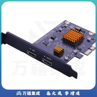创视之星 pci-e内置4K视频采集卡hdmi dvi高清游戏直播vmix导播切换医院工作站会议录播 8001HDMI 4K60进4K60环出