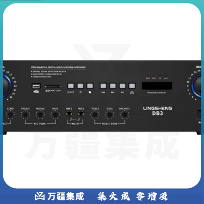 菱声（LINGSHENG） 家庭影院专业蓝牙功放机KTV大功率会议室音响定阻功放 DB3功放机
