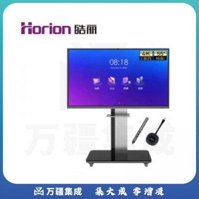 皓丽 E55 企业版55英寸+同屏器智能笔+支架 会议平板