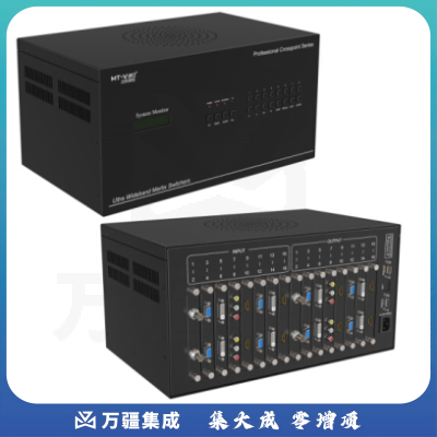迈拓维矩 MT-HC1616 16进16出插卡式混合矩阵切换器 视频会议分配器大屏拼接处理器