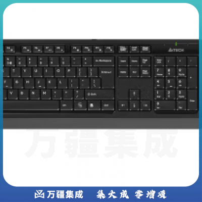 双飞燕 3100N 键盘+鼠标 套装   黑色