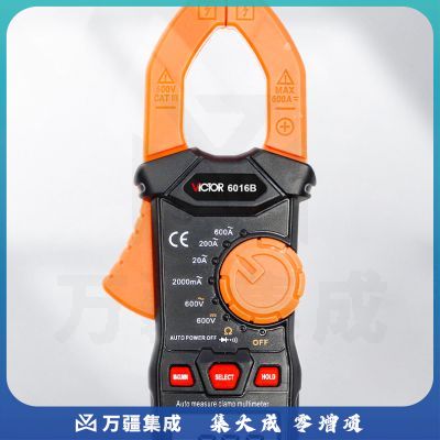 胜利仪器（VICTOR）VC6016B 小型便携钳形表万用表数字高精度全自动防烧钳型电流表钳流电工万能表