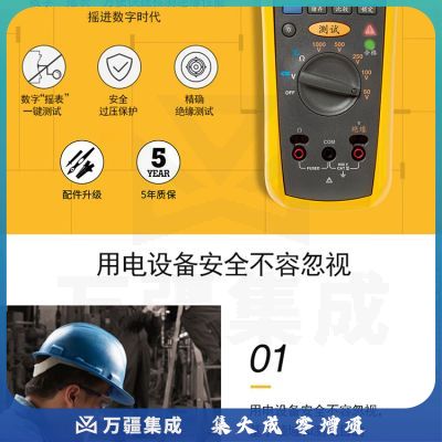 福禄克（FLUKE）F1508 IND 绝缘电阻测试仪高精度手持式数字摇表