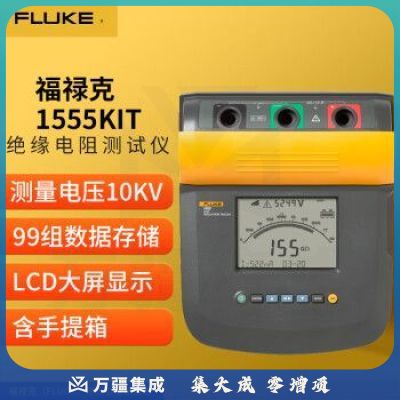 福禄克（FLUKE）1555KIT 数字式绝缘电阻测试仪 兆欧表 电阻测试仪 10000V