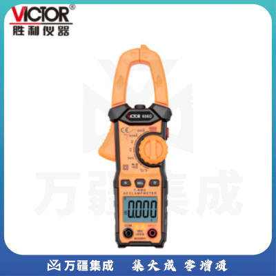 胜利仪器 (VICTOR) VC606D 高精度数字钳形表 3999 自动量程 交直流电压 交流电流