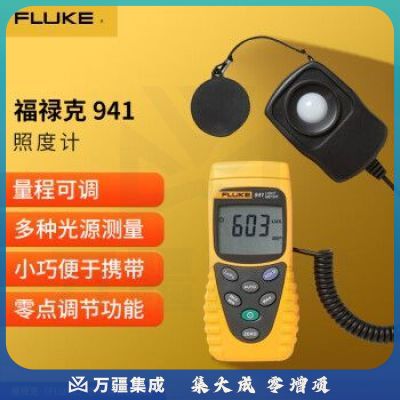 福禄克（FLUKE）941 照度计 光度计 测光表 荧光灯及可见光多种光源测量
