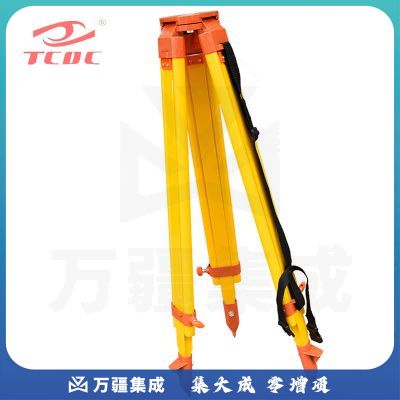 润能（RUNEG）加厚实木水准仪脚架 木质黄漆三脚架 室外木质脚架 工地配件 架子