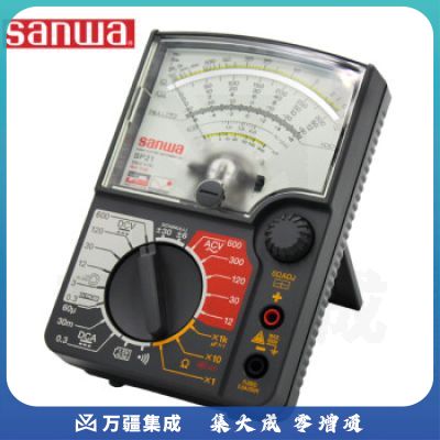 三和sanwa 指针万用表 SP21铂金丝表头零位中心电池检查通断蜂鸣电容测量日本原装