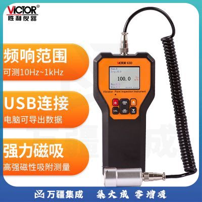 胜利仪器（VICTOR）高精度震动点检仪 测振仪 测震仪 检测震动 USB数据 VC63D(中低频)