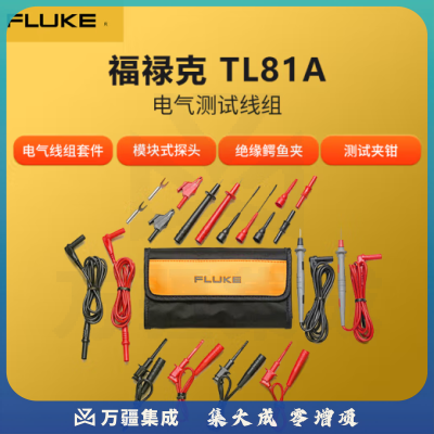 福禄克（FLUKE）TL81A 电气测试线组基本电子测试线组适用于电子应用