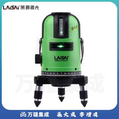 激光水平仪绿光5线3线2线蓝光红外线平水仪自动安平打线器干锂两用 3线绿光LSG649SPD-3（干锂两用）