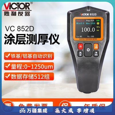 胜利仪器（VICTOR）涂层测厚仪数显高精度汽车漆膜厚度测量仪铁铝两用 VC852D