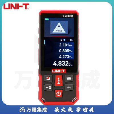 优利德（UNI-T）LM300C 激光测距仪 蓝牙款手持式室外高精度红外线量房仪电子尺