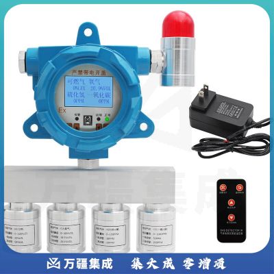 EDKORS四合一气体探测报警器工业可燃氧气硫化氢CO检测仪有害气体报警仪
