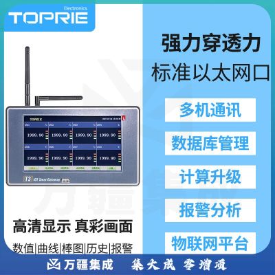 拓普瑞（TOPRIE）4G物联网网关wifi监控主机便携式8-64多通道无纸无线温度记录仪 WiFi数据记录仪（内置采集卡）
