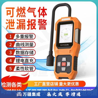艾科思（AIKESI）可燃气体泄漏检测仪燃气检漏仪天然液化气甲烷管道泄漏报警器
