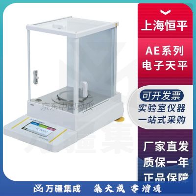 上海舜宇恒平AE124/223C触摸式彩屏电子分析天平AE124J密度天平 AE124【万分之一，外校】