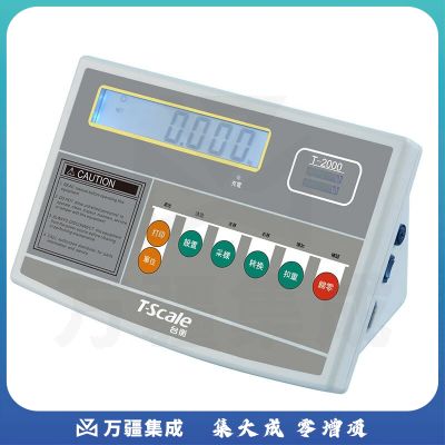 台衡高精度工业台秤商用计数电子秤商用不锈钢地秤磅秤ERP工控精准称 单仪表（不含磅体）