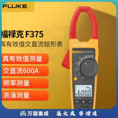 福禄克（FLUKE）F375 真有效值交直流钳形表 600A