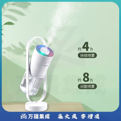 海纳斯（HANASS）F-008加湿器 迷你家用卧室 办公室上加水便携空气加湿器小型插电加湿伴侣 轻音 婴儿