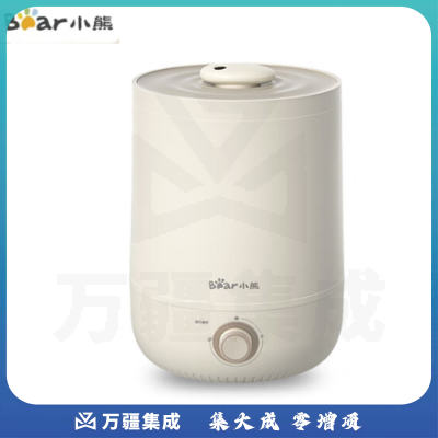 小熊(Bear)加湿器 卧室轻音婴儿办公室桌面大容量 家用迷你低噪大雾量空气加湿净化 空调伴侣JSQ-C45U1 4.5L