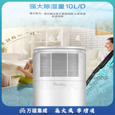 亚都（YADU）C102 除湿机家用抽湿机卧室地下室小型除去湿器除潮干燥机 白色