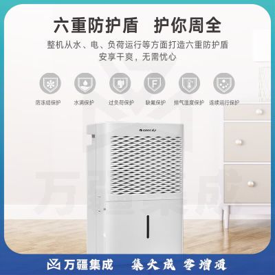 格力(GREE)抽湿机/除湿机 除湿量50升/天 别墅家用卧室办公室地下室商用工业干衣除湿器(DH50EM)