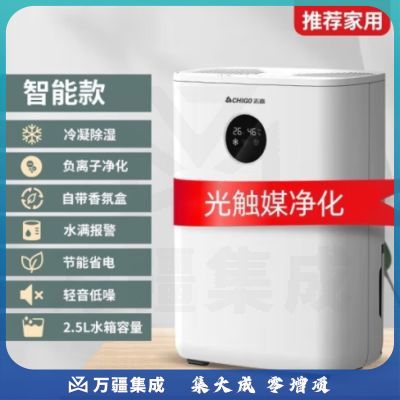 志高（CHIGO） 除湿机 家用抽湿机除湿器 卧室地下室干燥机 吸湿去湿除潮防潮回南天除湿神器 1L/天 负离子 香薰