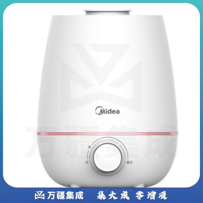 美的（Midea）家用大喷雾容量桌面小型低音加湿器 白色 SC-3K40
