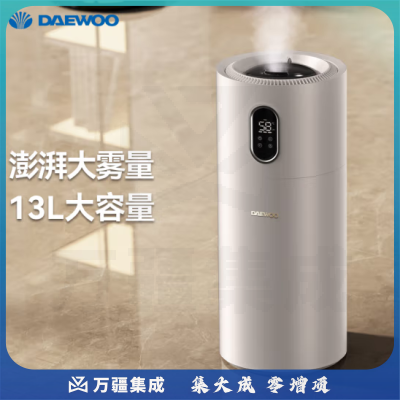 大宇（DAEWOO）J17标准款  空气净化加湿器卧室一体机落地式上加水家用除菌婴儿大容量大雾量办公室客厅空调房增湿机