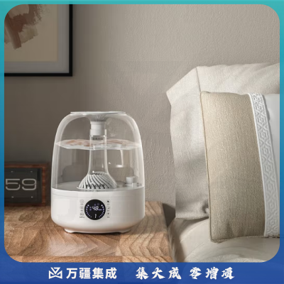 美菱（MeiLing）MH-T155 加湿器上加水桌面家用卧室轻音空调孕妇婴儿除菌净化空气大喷雾容量 智能除菌款
