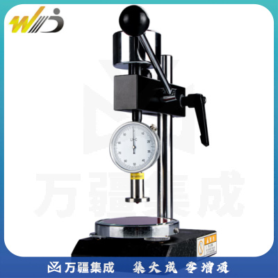韦度（WD）邵氏硬度计LX-A型橡胶硅胶C泡沫D塑料高精度手持硬度测试仪支架 【发泡海绵套装】C型单针含支架