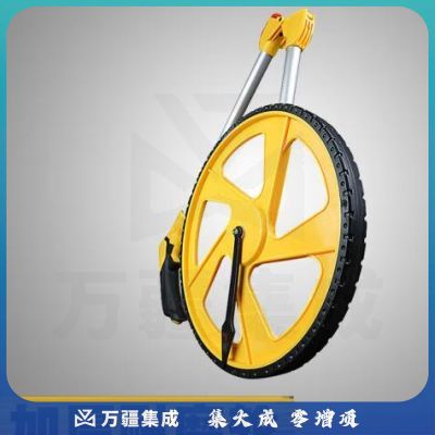 测距轮手推滚轮式测距仪量路车器机械数显户外滚动推尺工程测量尺Aseblarm 9毫米超厚螺纹防滑轮胎-机械表大轮