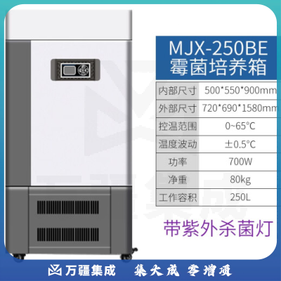 恩谊 生化培养箱恒温恒湿试验箱箱霉菌细菌微生物培养箱实验室 MJX霉菌培养箱 升级款250升