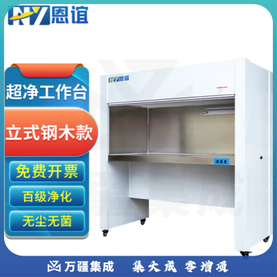 恩谊 超净工作台净化工作台实验室无菌无尘洁净操作台单面双面 钢木材质 SW-CJ-2FD豪华双人立式垂直风