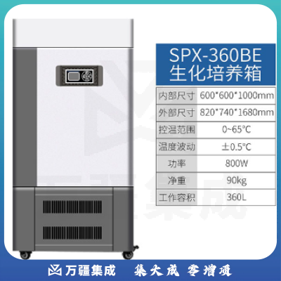 恩谊 生化培养箱恒温恒湿试验箱箱霉菌细菌微生物培养箱实验室 SPX生化培养箱 升级款360升