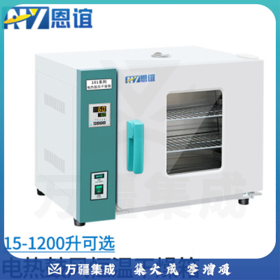 恩谊 电热恒温鼓风干燥箱实验室药材烘干老化试验工业烤箱 镀锌内胆 101-0S内部35*35*35cm