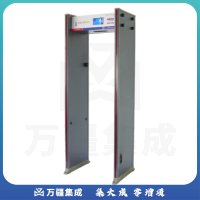 MCD-300R红外快速测温金属一体探测门学校安检 灰色