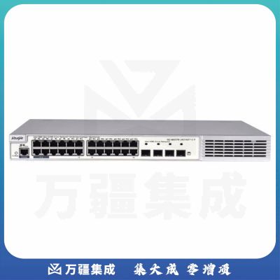 锐捷 万兆上联交换机 RG-S2910V2-48GT4XS-L 48个10/100/1000M自适应电口，4个1G/10G默认规格