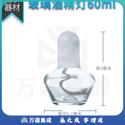 思齐（SiQi）玻璃酒精灯60ml 化学加热仪器