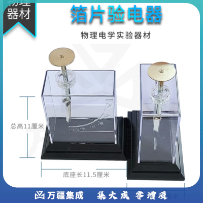 思齐（SiQi）箔片验电器 物理电学实验器材静电计