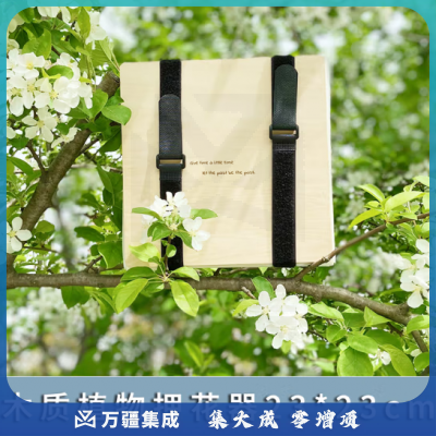 思齐（SiQi）木质植物押花器23*23cm 树叶压花自制材料学生用手工制作工具