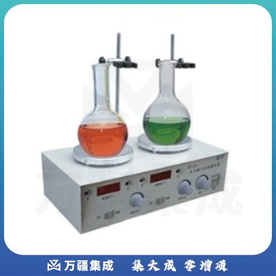 JISENPUER 常州国华HJ-2A双头磁力搅拌器 数显控温2头两工位磁力搅拌机